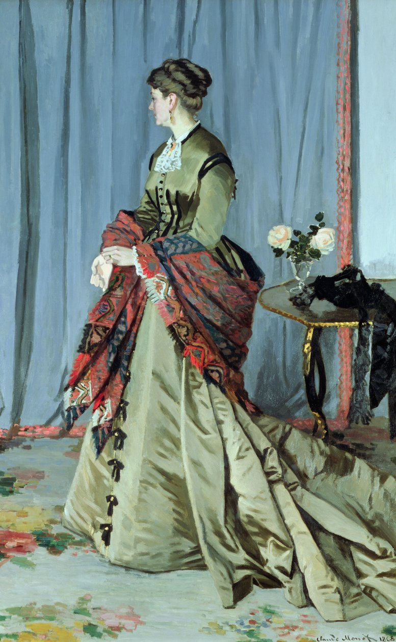 Madame Louis Joachim Gaudibert portréja, 1868 alkotó: Claude Monet