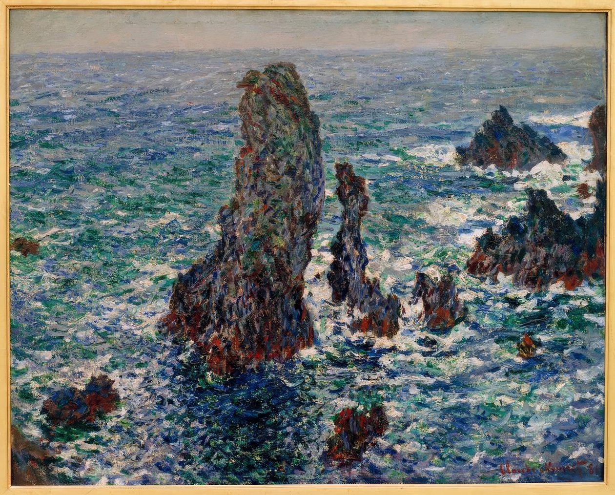 Port-Coton piramisai, vad tenger alkotó: Claude Monet