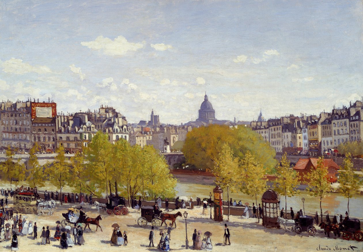 Quai du Louvre alkotó: Claude Monet