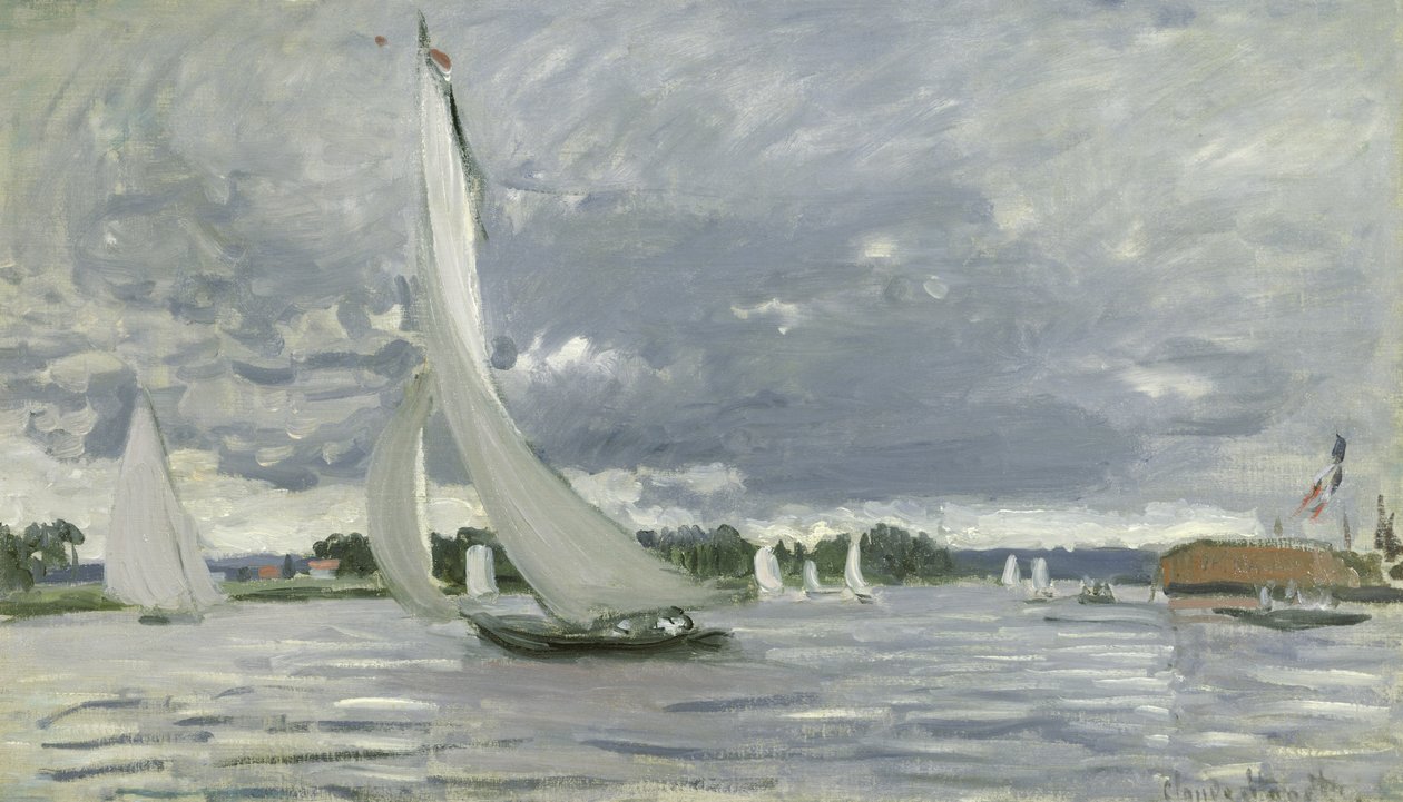 Regatta Argenteuilban, 1872 alkotó: Claude Monet