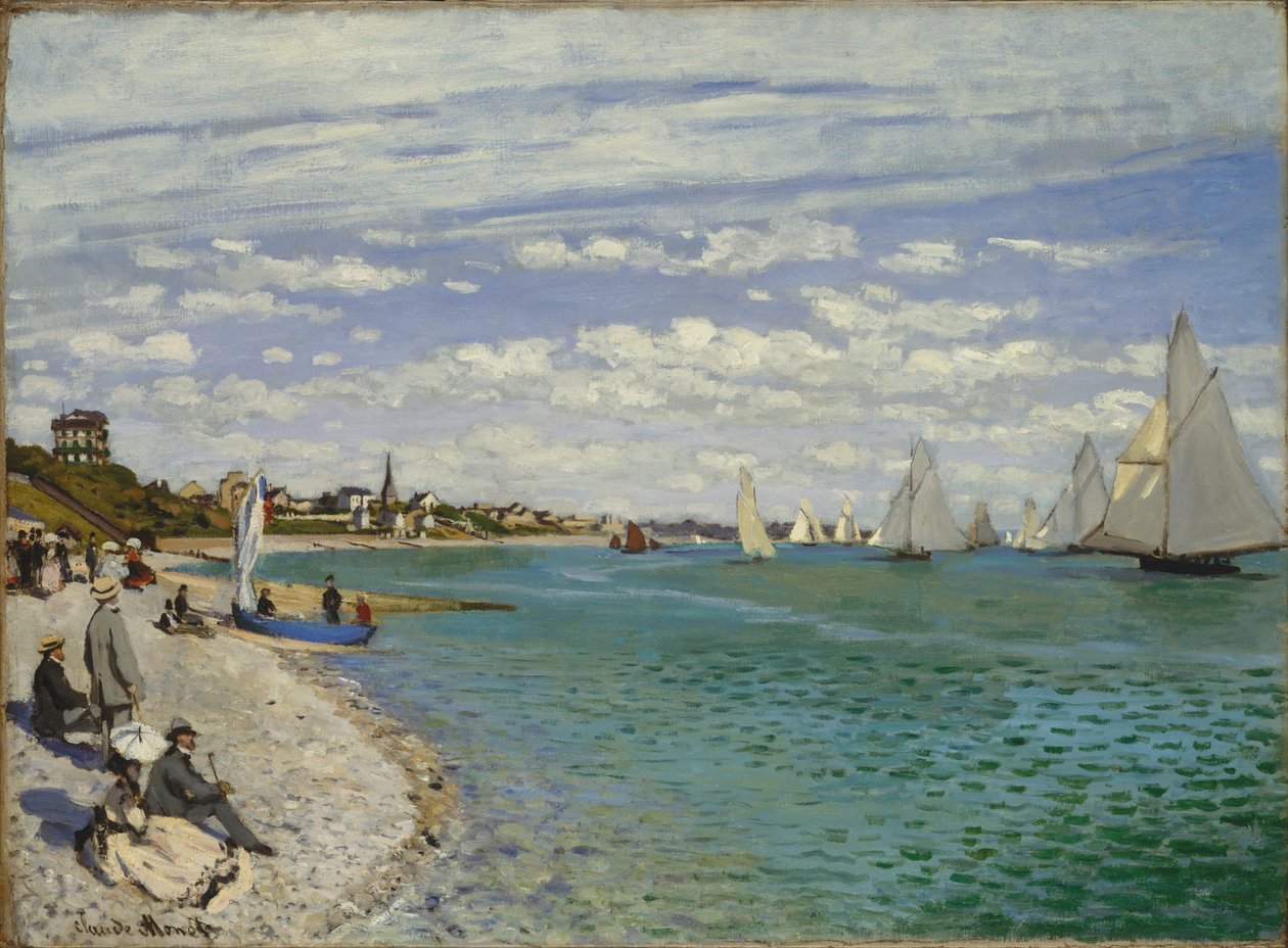 Regatta a Sainte-Adresse-ben alkotó: Claude Monet