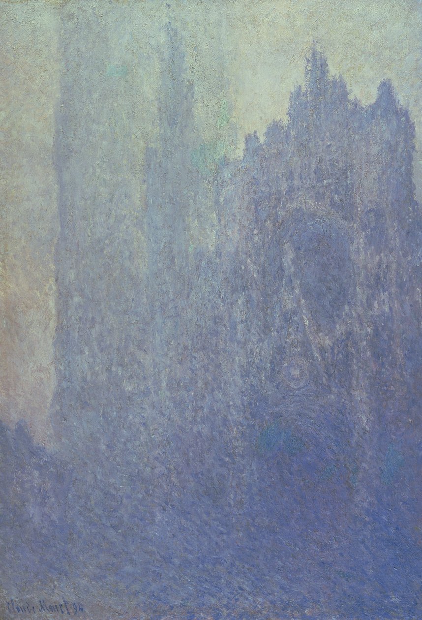 Rouen-i katedrális, ködös idő, 1894 alkotó: Claude Monet