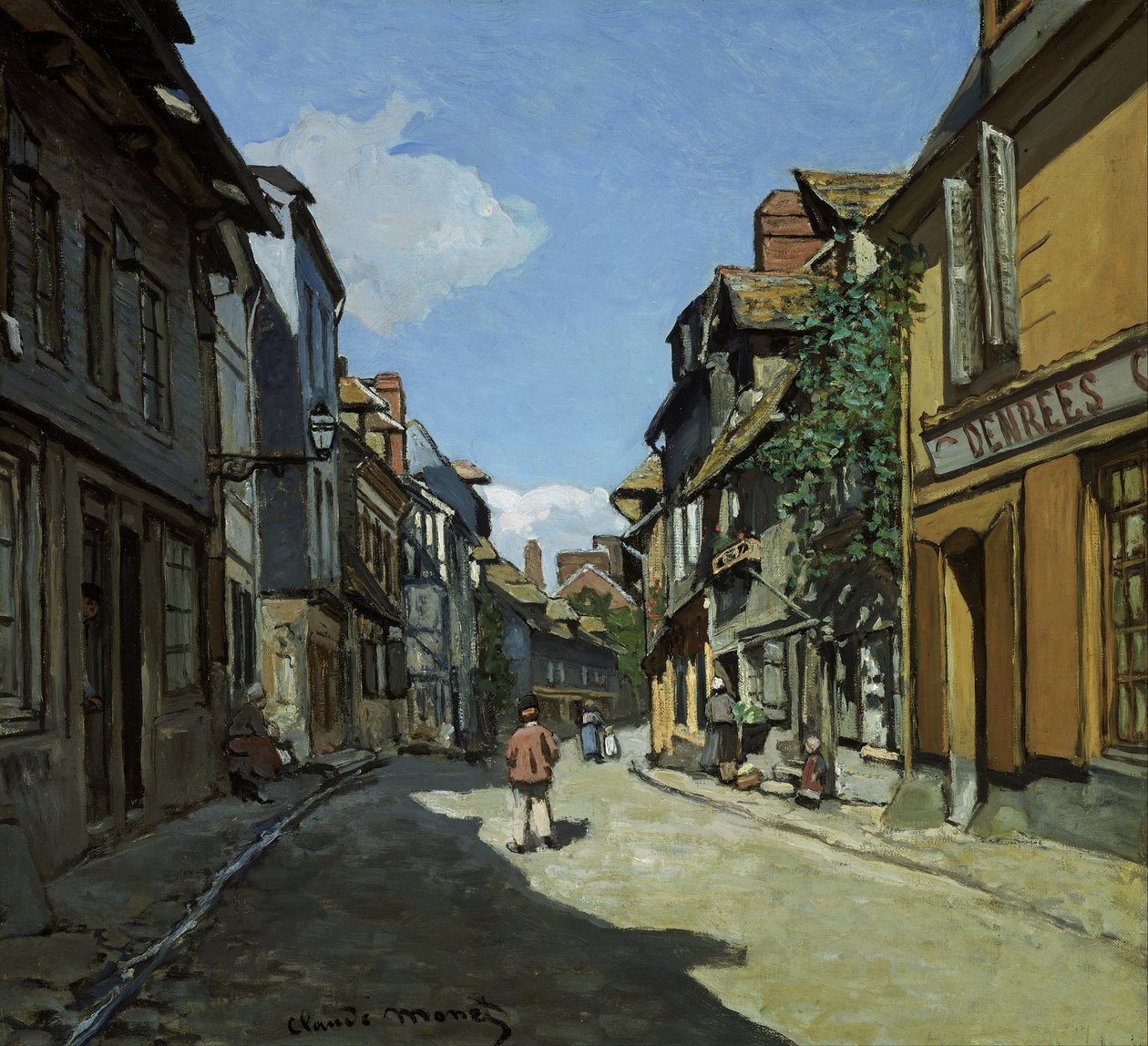 Rue de la Bavole, Honfleur alkotó: Claude Monet