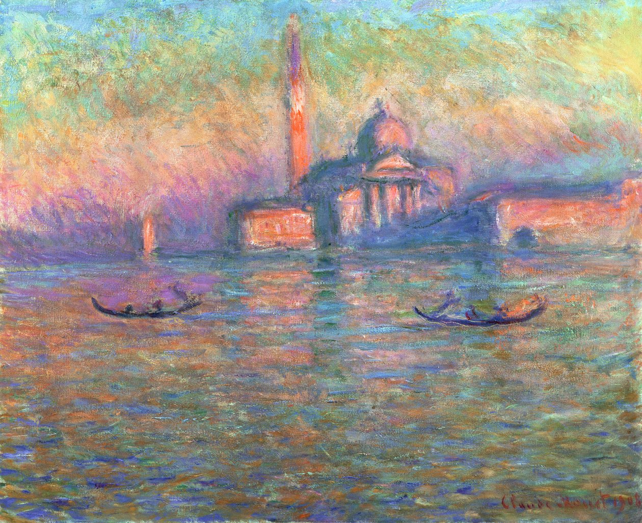 San Giorgio Maggiore, Velence, 1908 alkotó: Claude Monet