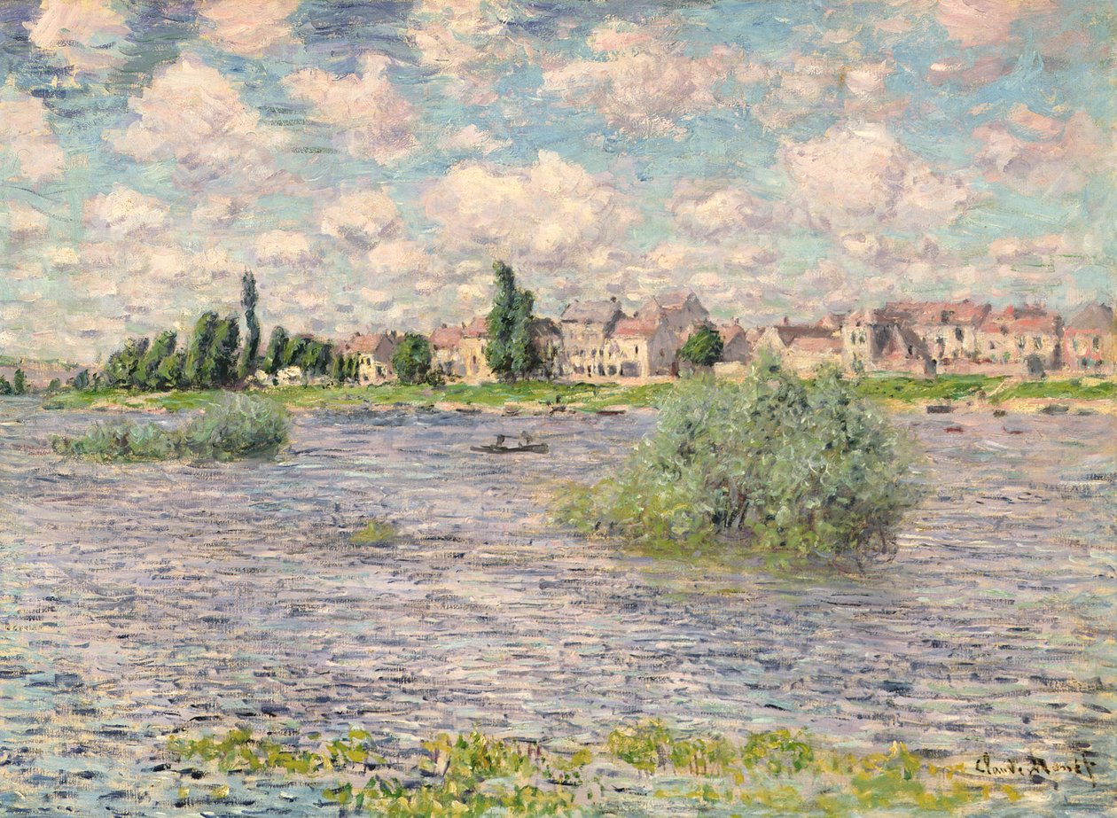 Szajna Lavacourtban alkotó: Claude Monet