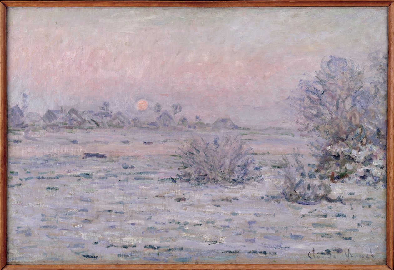 Havas táj alkonyatkor, 1879-80 alkotó: Claude Monet