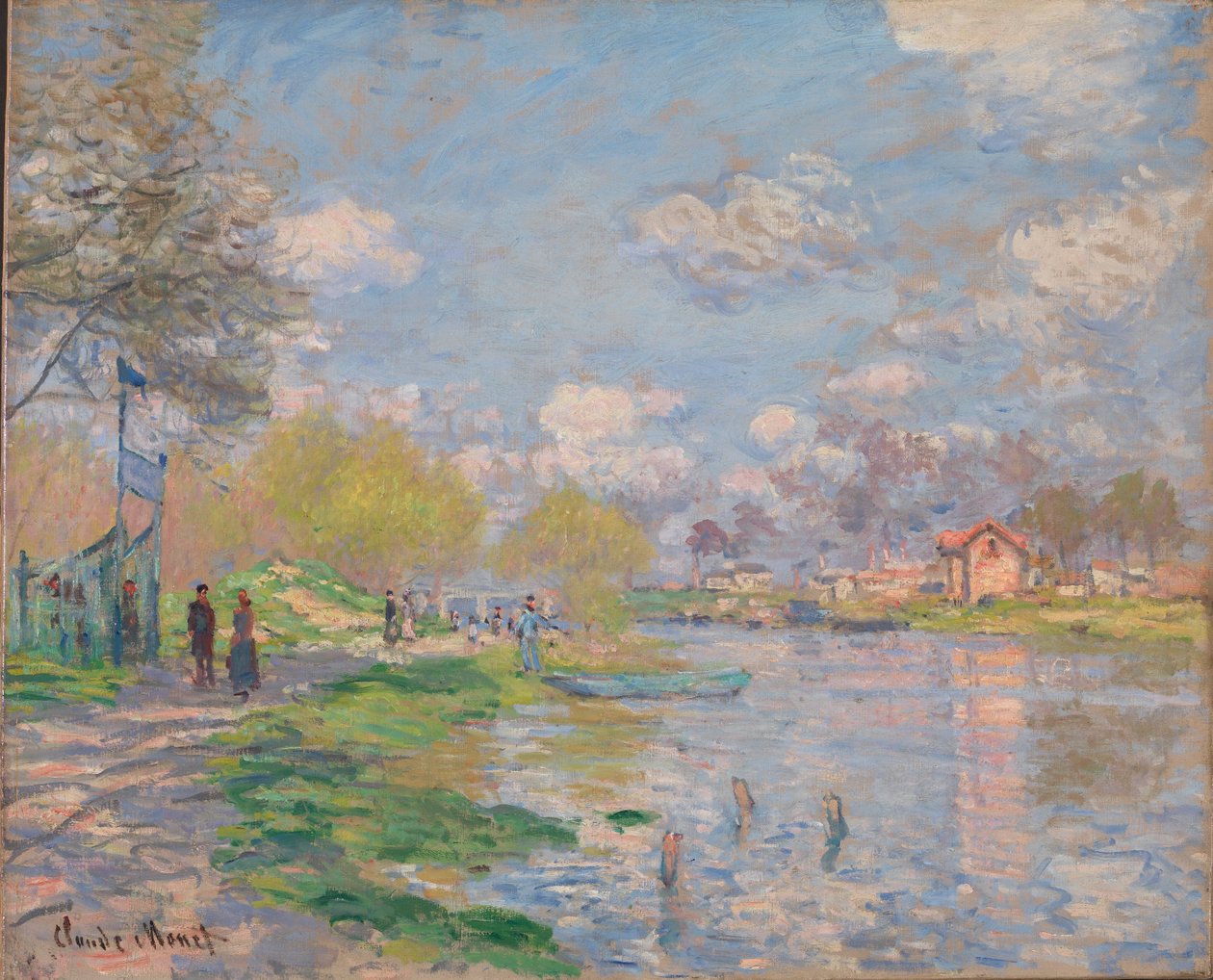 Tavasz a Szajna mellett alkotó: Claude Monet