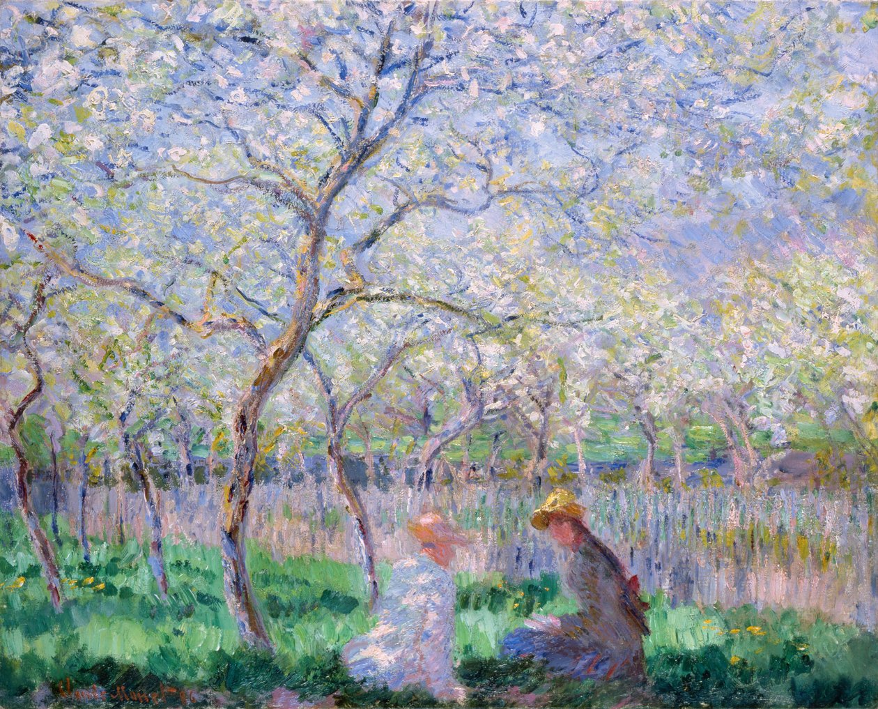 Tavasz, 1886 alkotó: Claude Monet