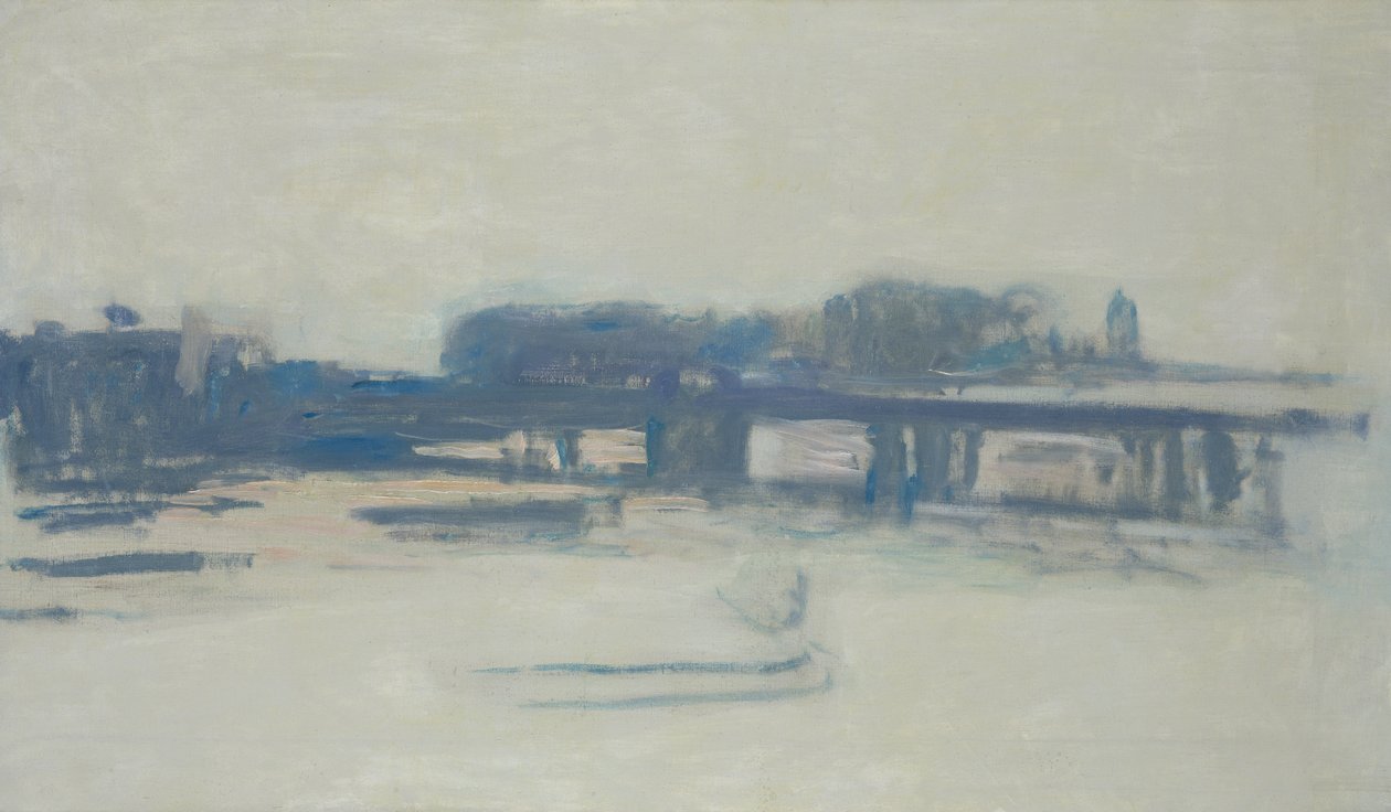 Tanulmány a Charing Cross hídhoz, 1899-1901 alkotó: Claude Monet