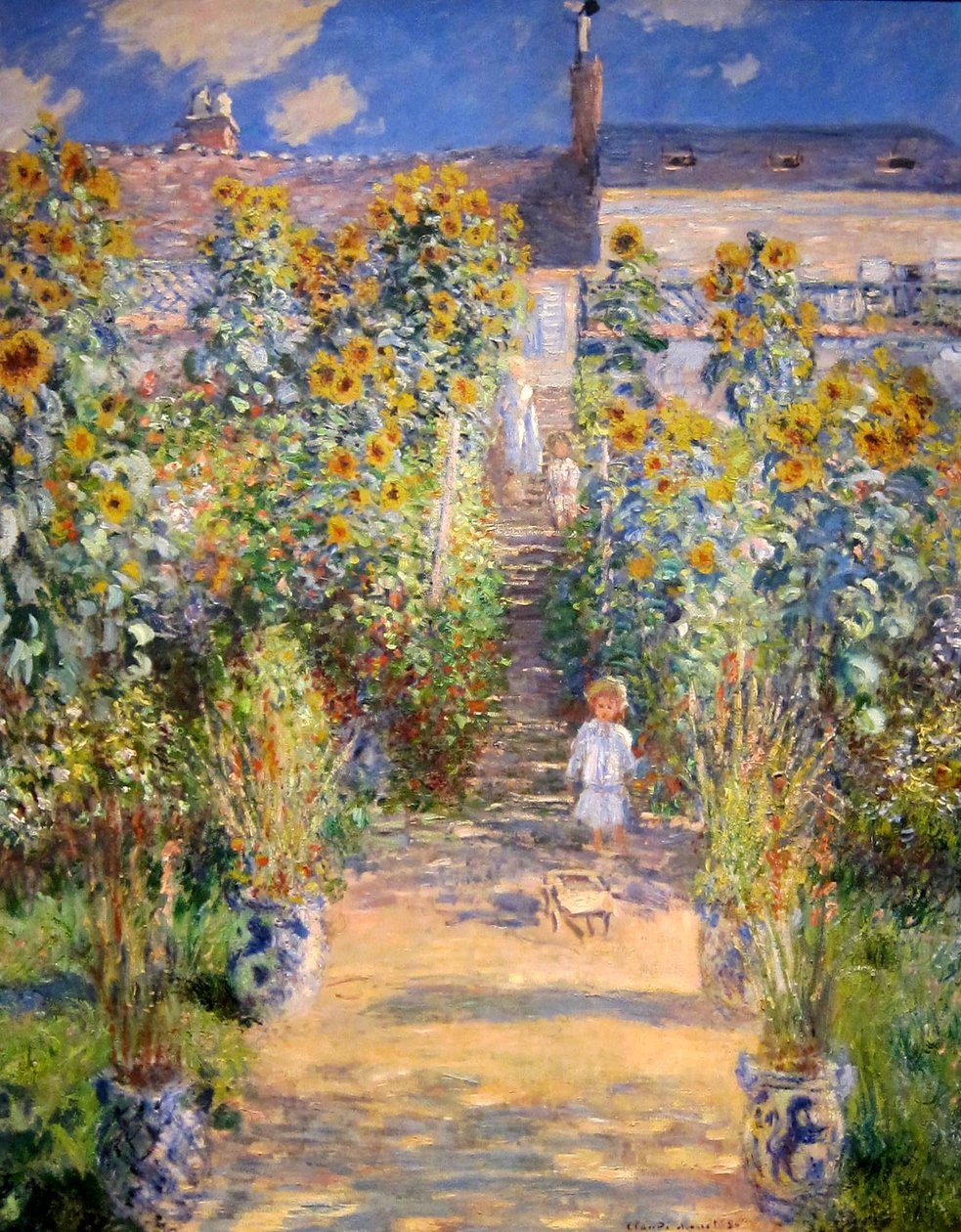 A művészek kertje Vétheuilben alkotó: Claude Monet