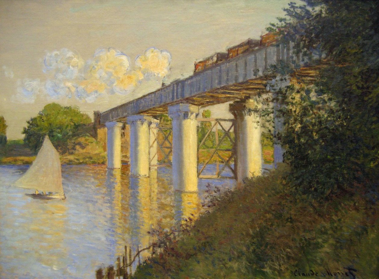 A híd Argenteuilnél alkotó: Claude Monet