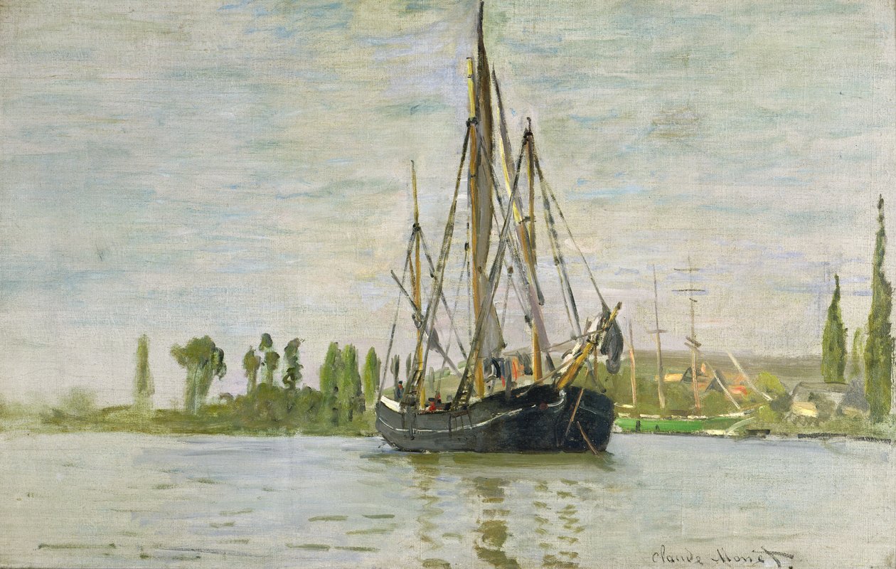 A Chasse-Marée a horgonyzóban, 1871-72 körül alkotó: Claude Monet
