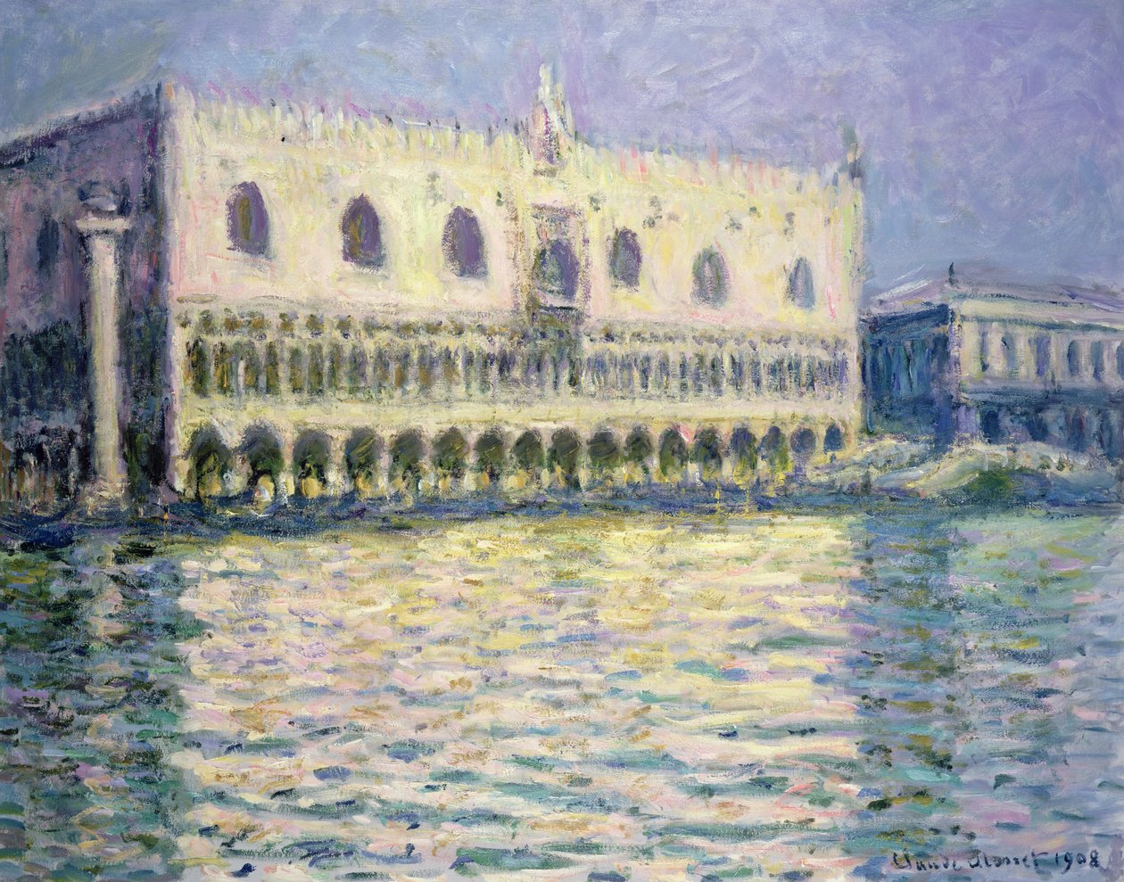 A hercegi palota, Velence, 1908 alkotó: Claude Monet