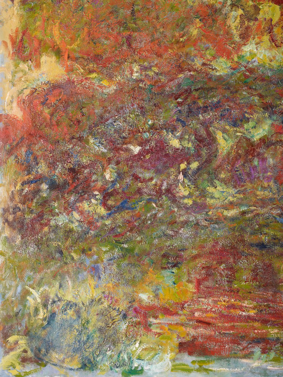 A japán híd, 1918-24 részlet a 181503 olaj, vászonról alkotó: Claude Monet