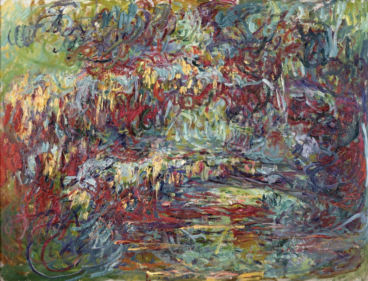 A japán híd Givernyben, 1918-24 alkotó: Claude Monet