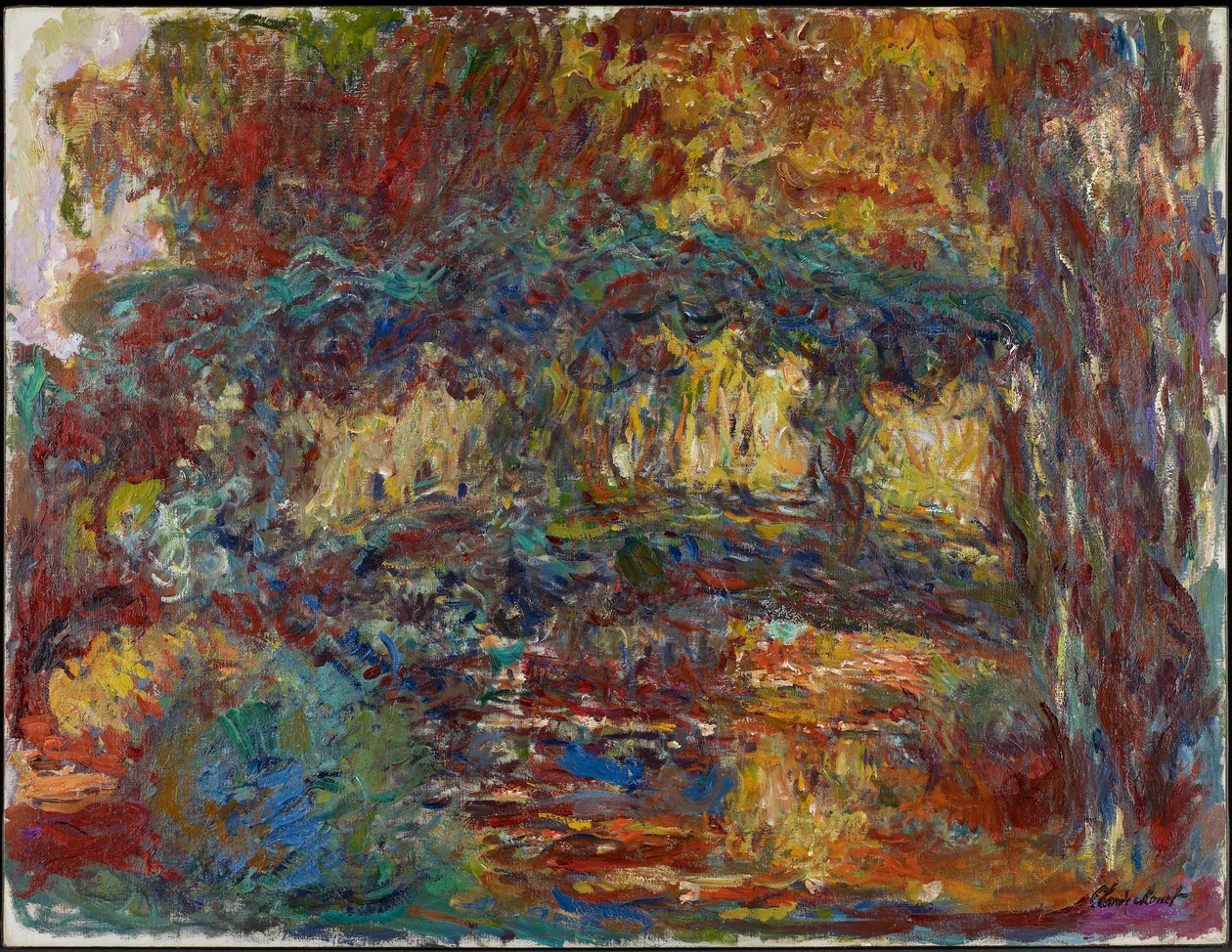 A japán híd, 1923-25 körül alkotó: Claude Monet
