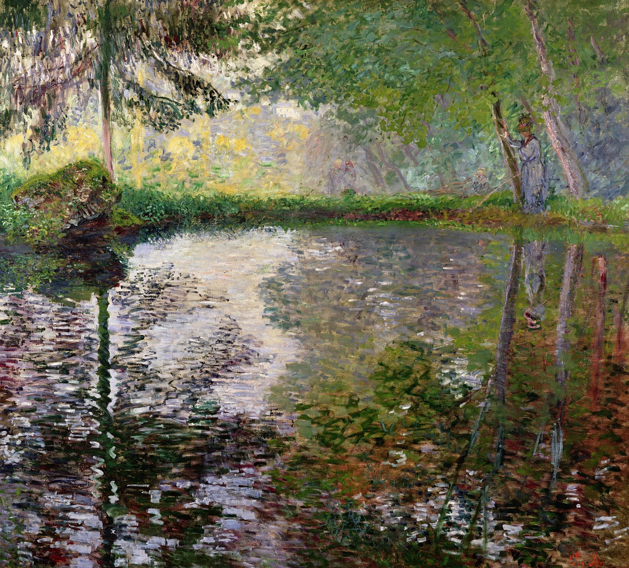 A Montgeroni tó alkotó: Claude Monet
