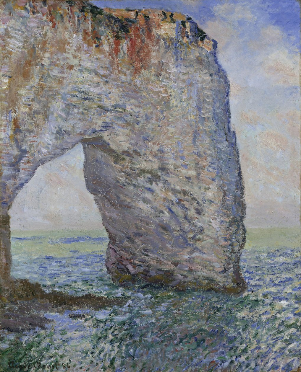 A Manneporte az Étretat közelében alkotó: Claude Monet