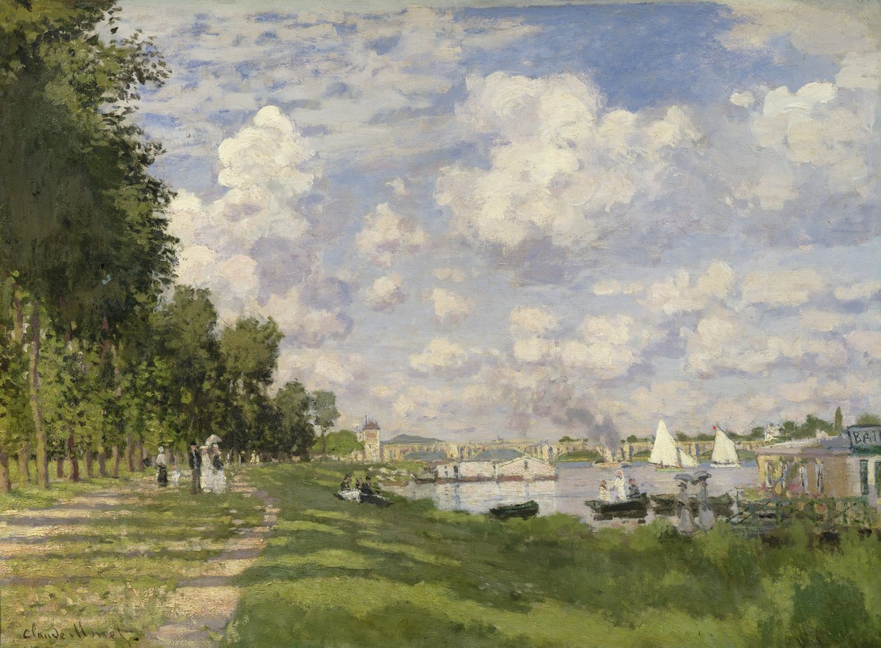 Argenteuil kikötője, 1872 alkotó: Claude Monet