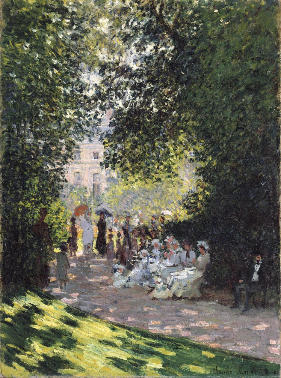 A Parc Monceau alkotó: Claude Monet