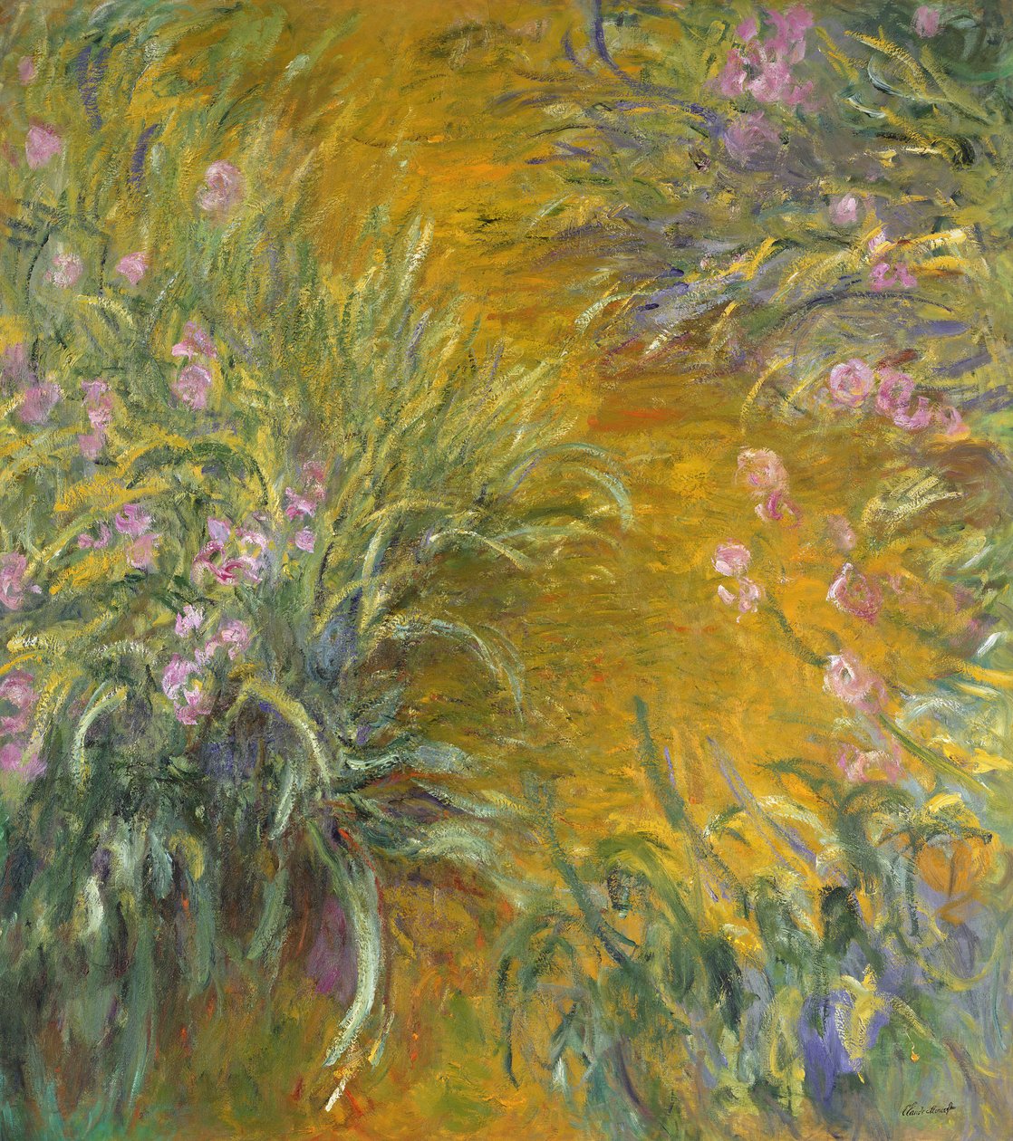 Az ösvény az íriszeken keresztül, 1914–17 alkotó: Claude Monet