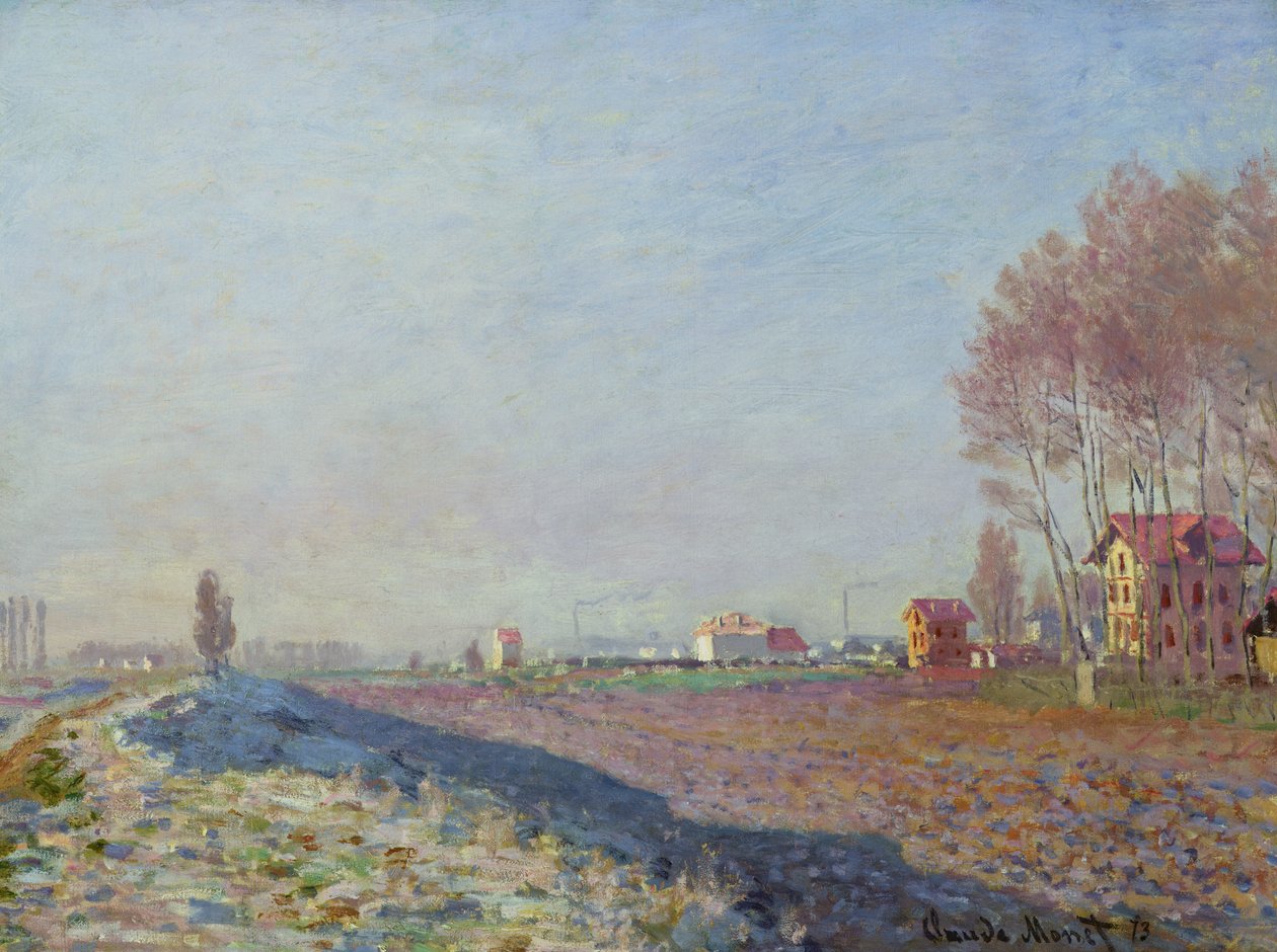 A Colombes-i síkság, White Frost, 1873 alkotó: Claude Monet