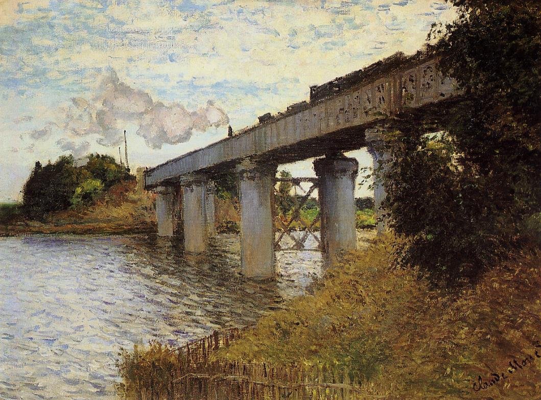 A vasúti híd Argenteuilnél alkotó: Claude Monet