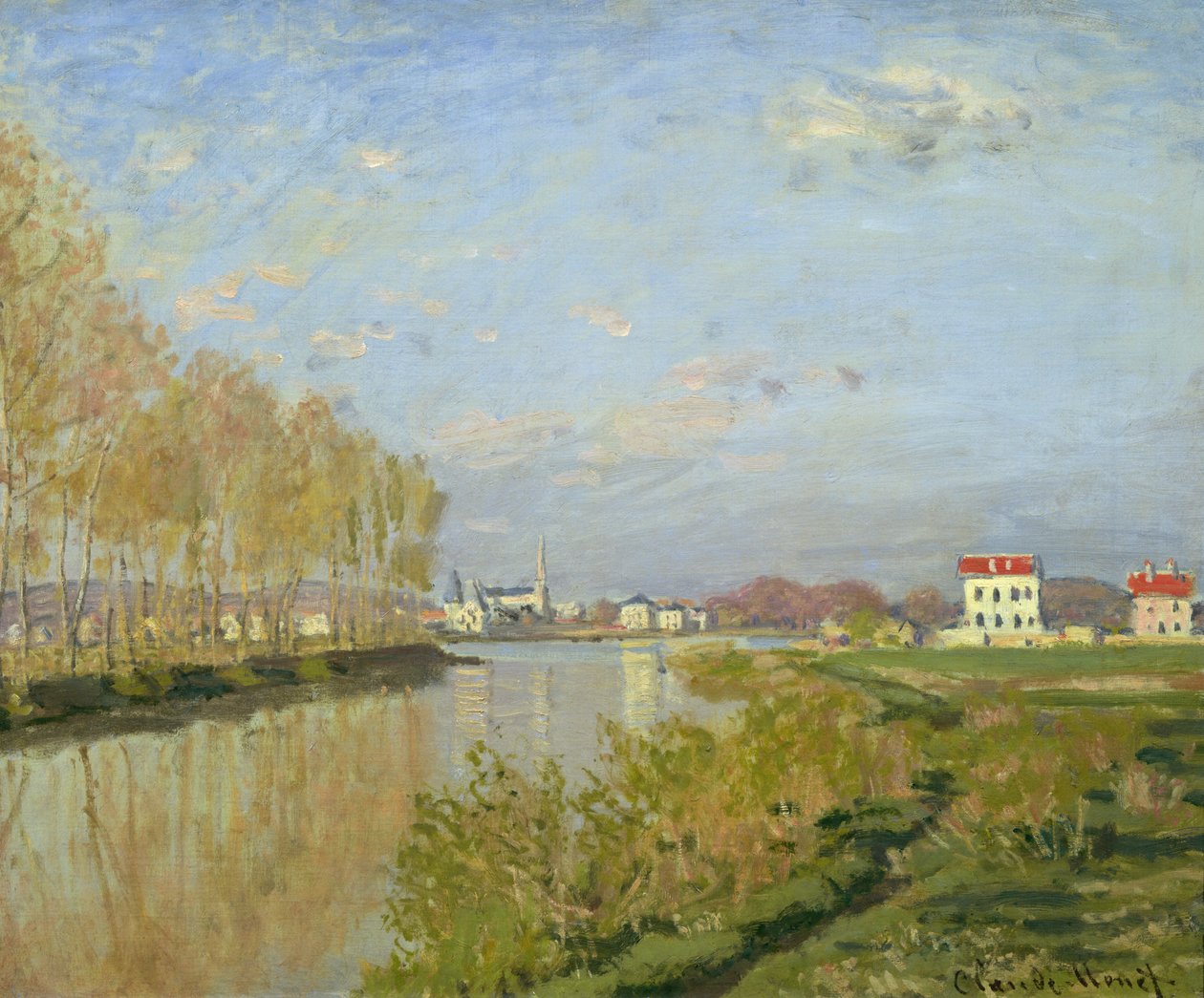 A Szajna Argenteuil-ban, 1873 alkotó: Claude Monet