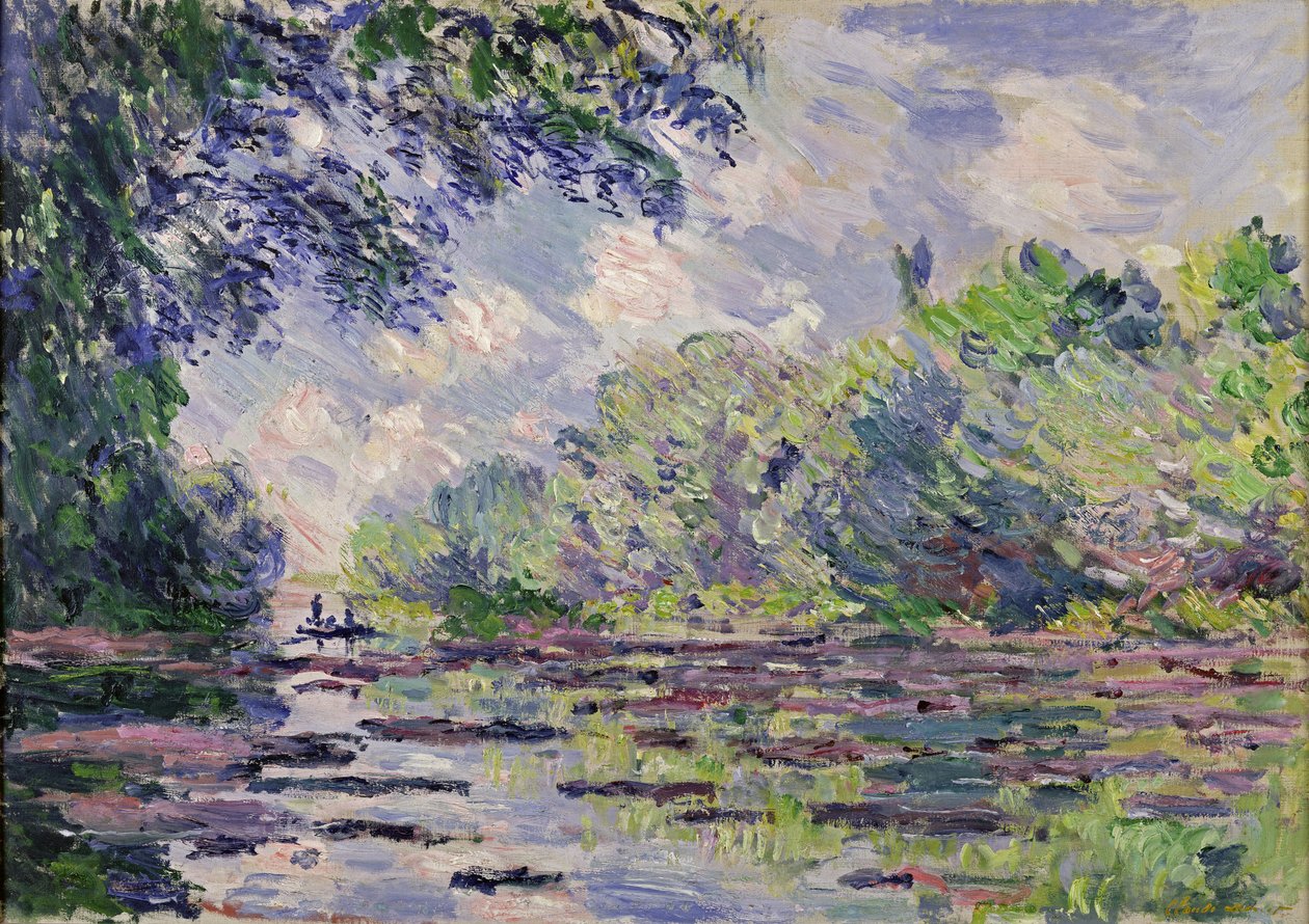A Szajna Givernyben, 1885 alkotó: Claude Monet