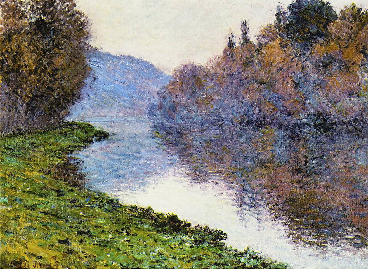 A Szajna Jenfosse-nál, 1884 alkotó: Claude Monet