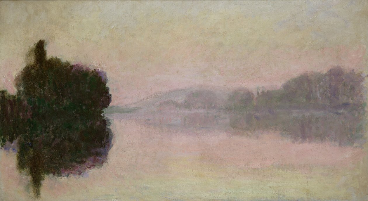 A Szajna Port-Villezben, Esti hatás, 1894 alkotó: Claude Monet