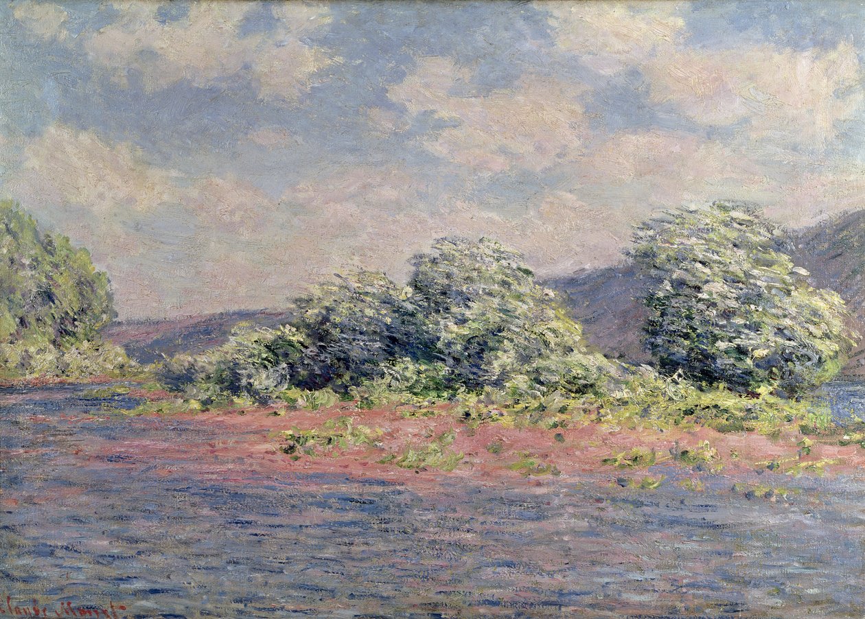 A Szajna Port-Villez-nél, 1890 körül alkotó: Claude Monet