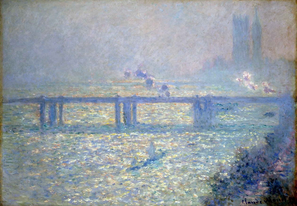 A Temze a Charing Cross Bridge-nél, London, 1899 alkotó: Claude Monet