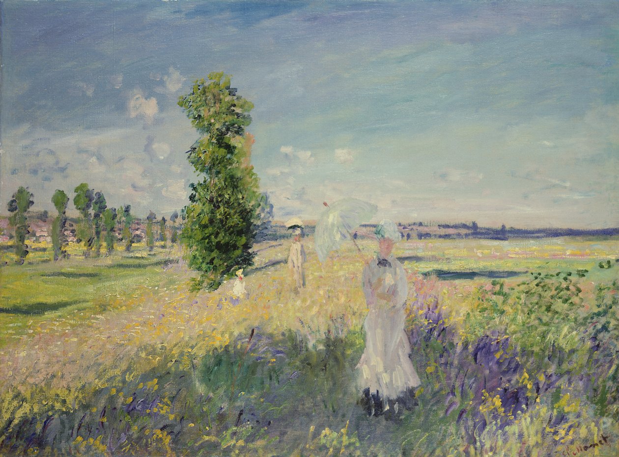 The Walk (Argenteuil), 1872-75 körül alkotó: Claude Monet