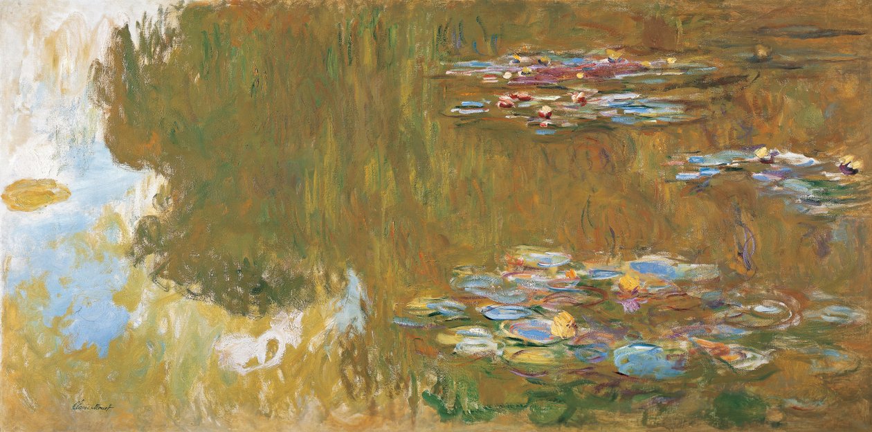 A tavirózsa tava, c. 1917-19 alkotó: Claude Monet