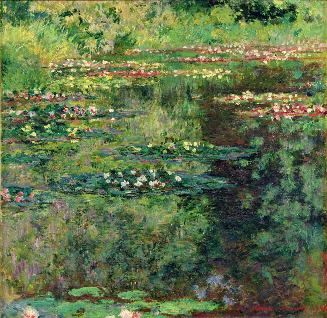 A tavirózsa-tó, 1904 alkotó: Claude Monet