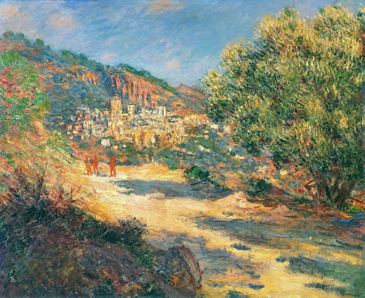 Az út Monte Carlóba alkotó: Claude Monet