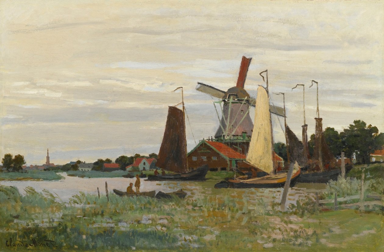 MALOM ZAANDAMBAN alkotó: Claude Monet