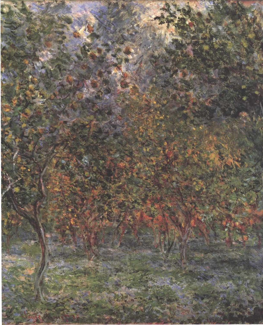 Citromfák alatt alkotó: Claude Monet