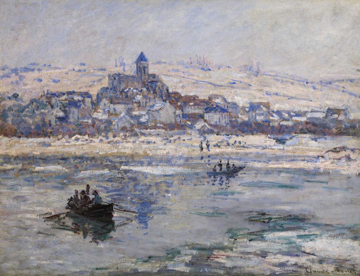 Vétheuil télen alkotó: Claude Monet