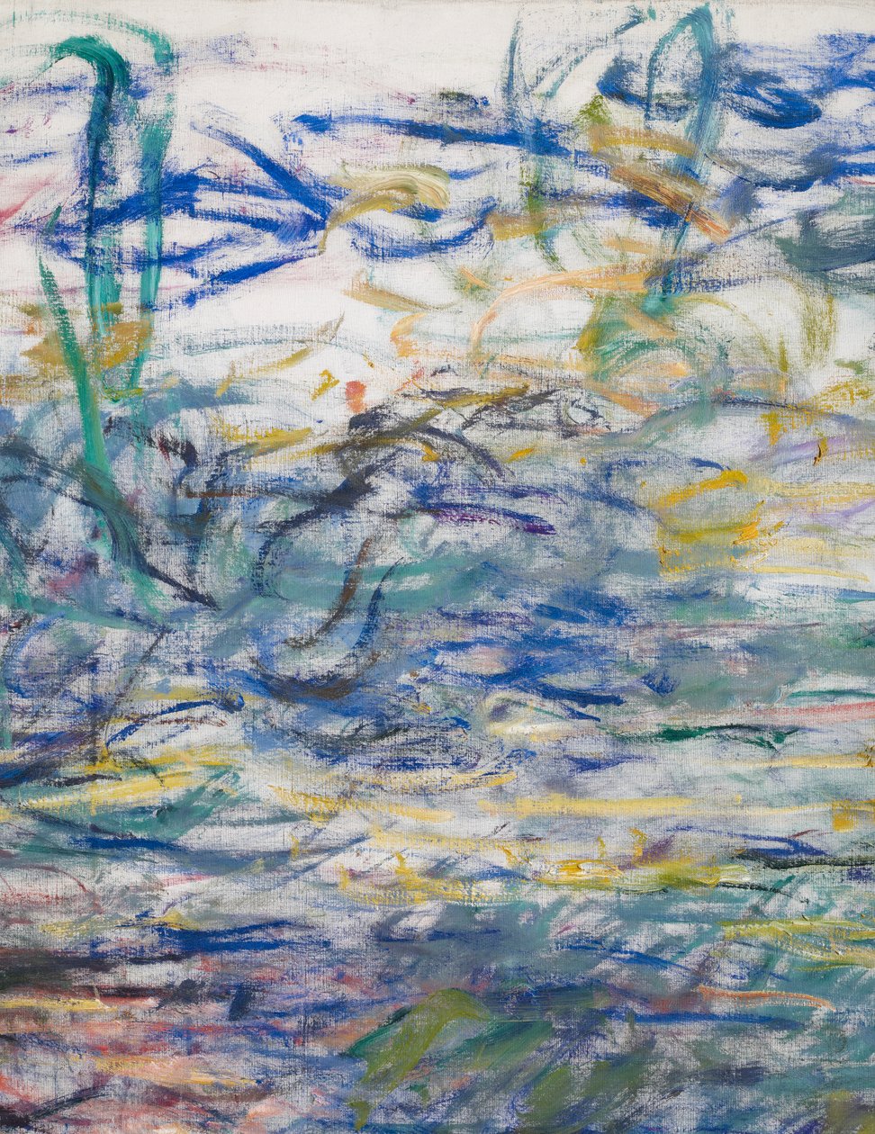 Tavirózsák, 1917-19 részlet 160656 olaj, vászon alkotó: Claude Monet