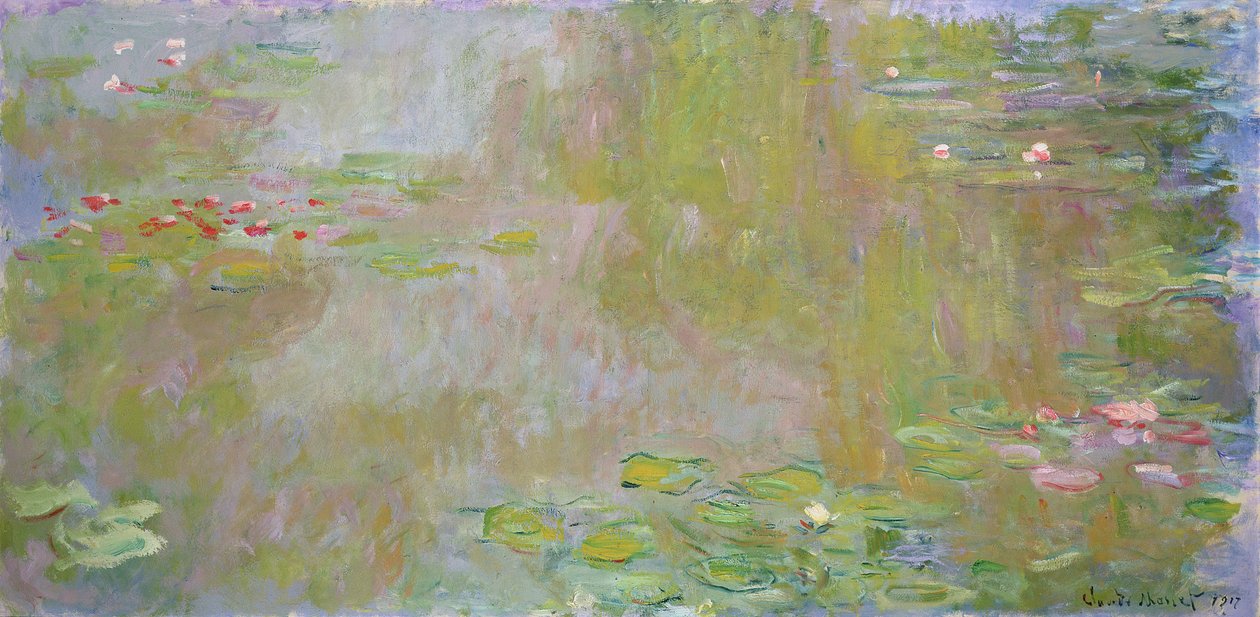 Tavirózsa Givernyben, 1917 alkotó: Claude Monet