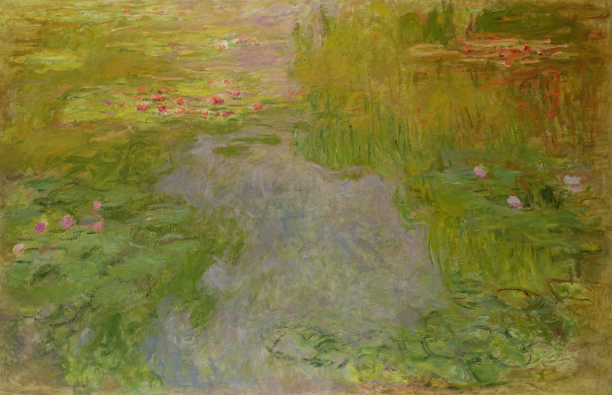 Vízililiomok, 1919 körül alkotó: Claude Monet