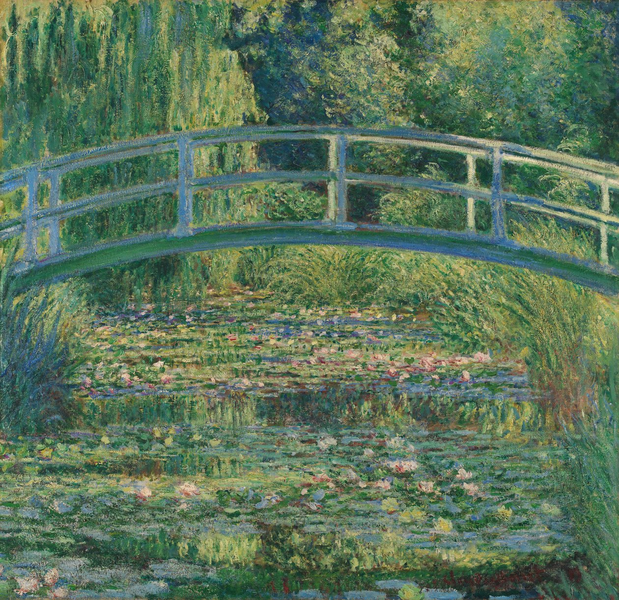 Tavirózsa-tó, 1899 alkotó: Claude Monet