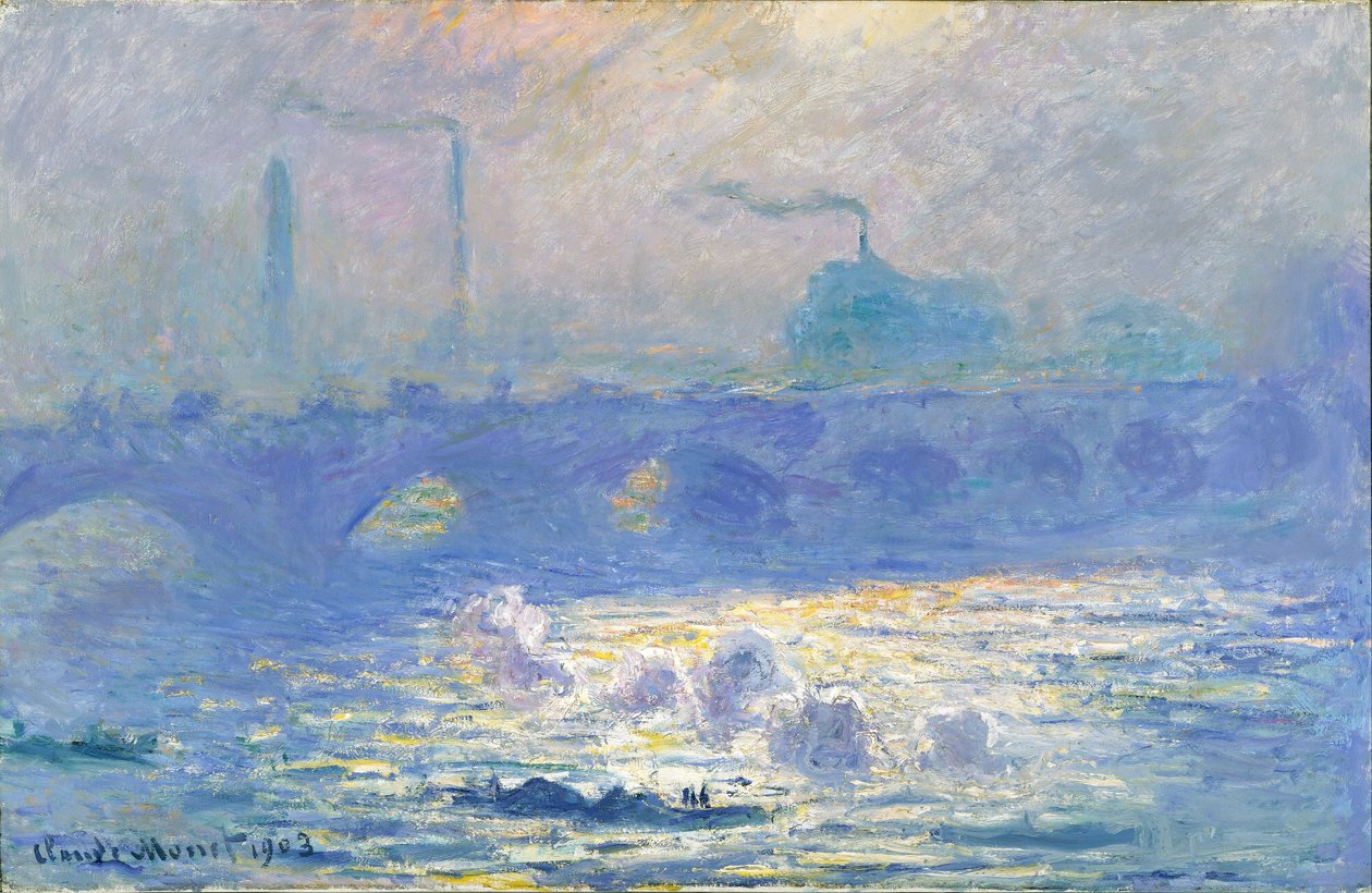 Waterloo híd alkotó: Claude Monet