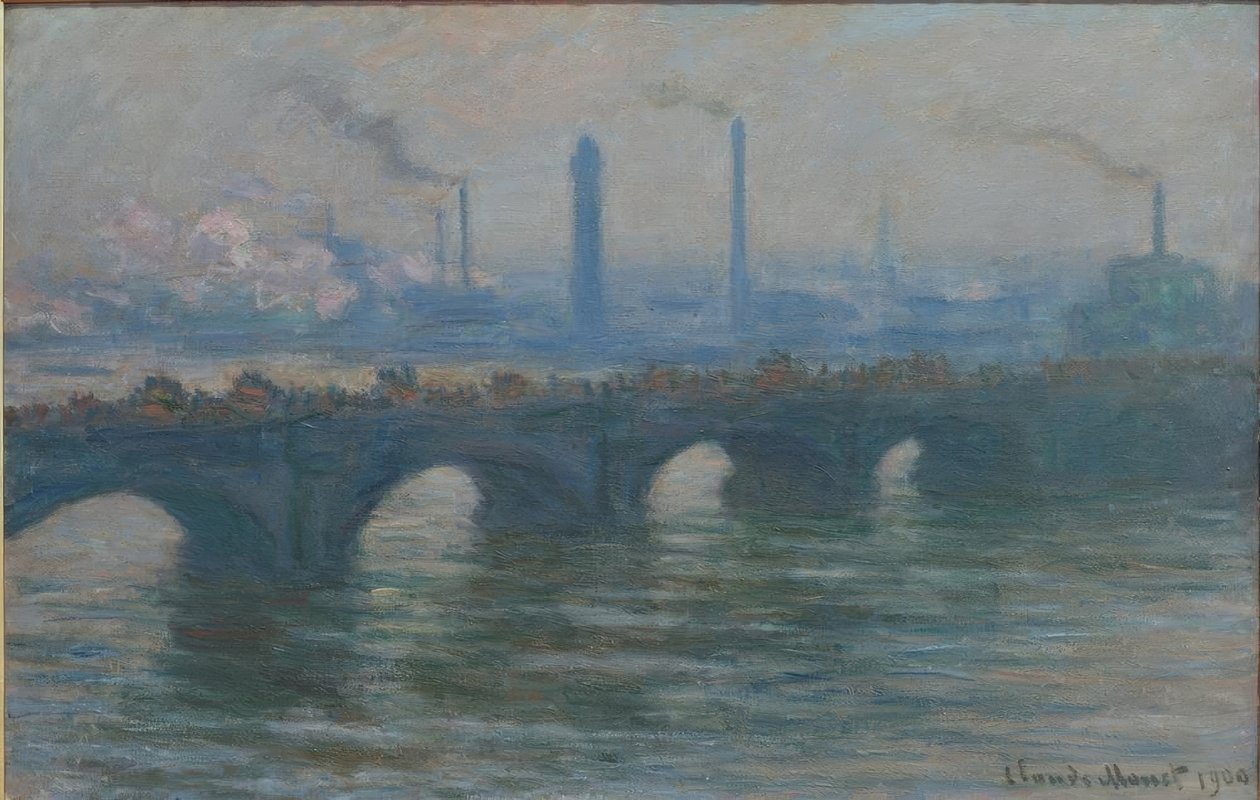 Waterloo híd alkotó: Claude Monet