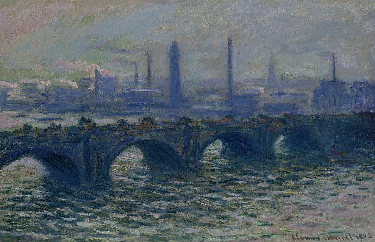 Waterloo híd, 1902 alkotó: Claude Monet