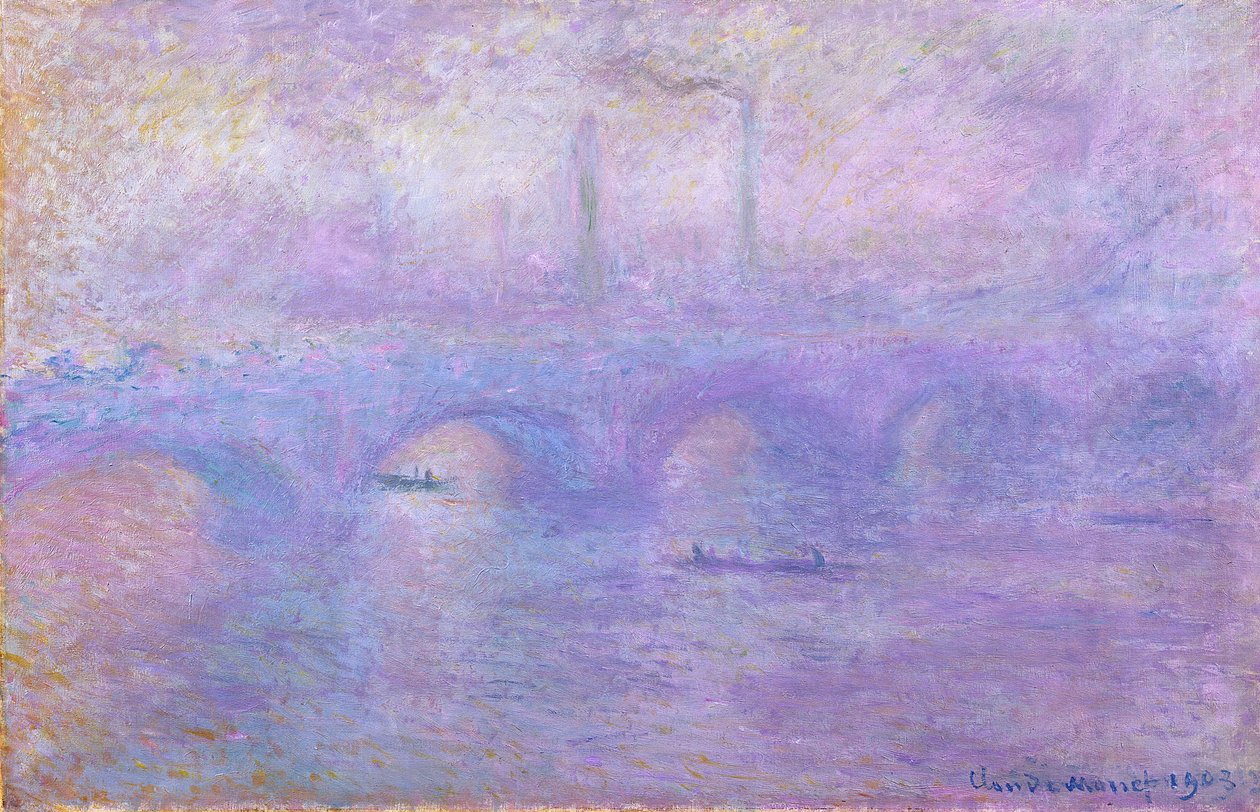 Waterloo híd a ködben, 1899-1901 alkotó: Claude Monet