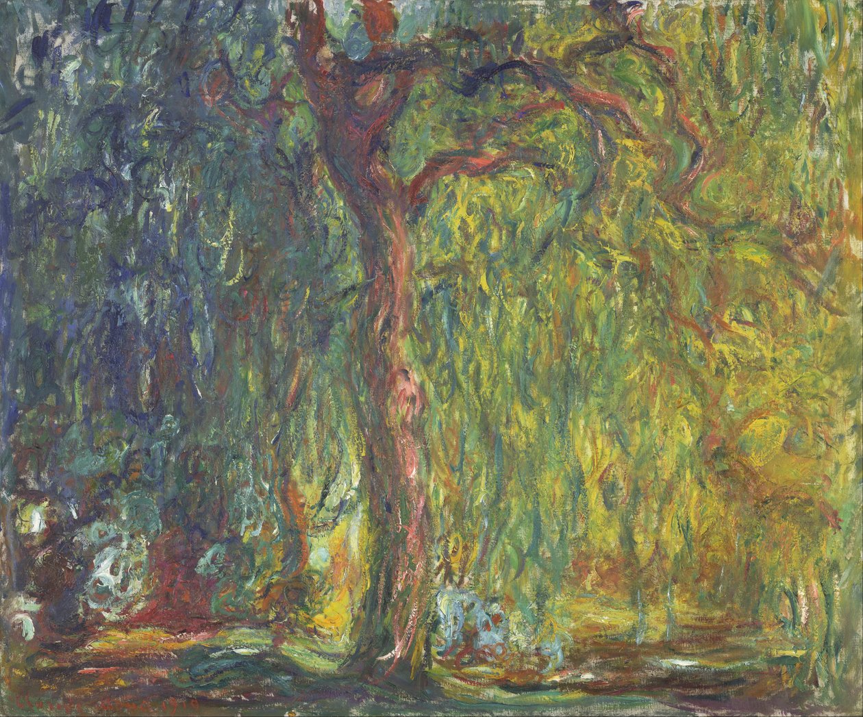 Szomorúfűz alkotó: Claude Monet