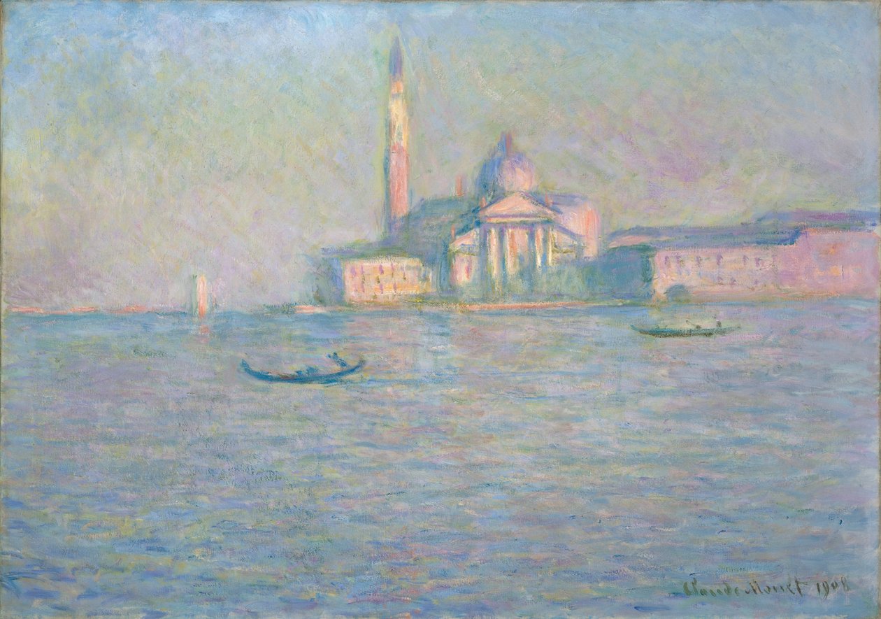 A San Giorgio Maggiore templom, Velence alkotó: Claude Monet